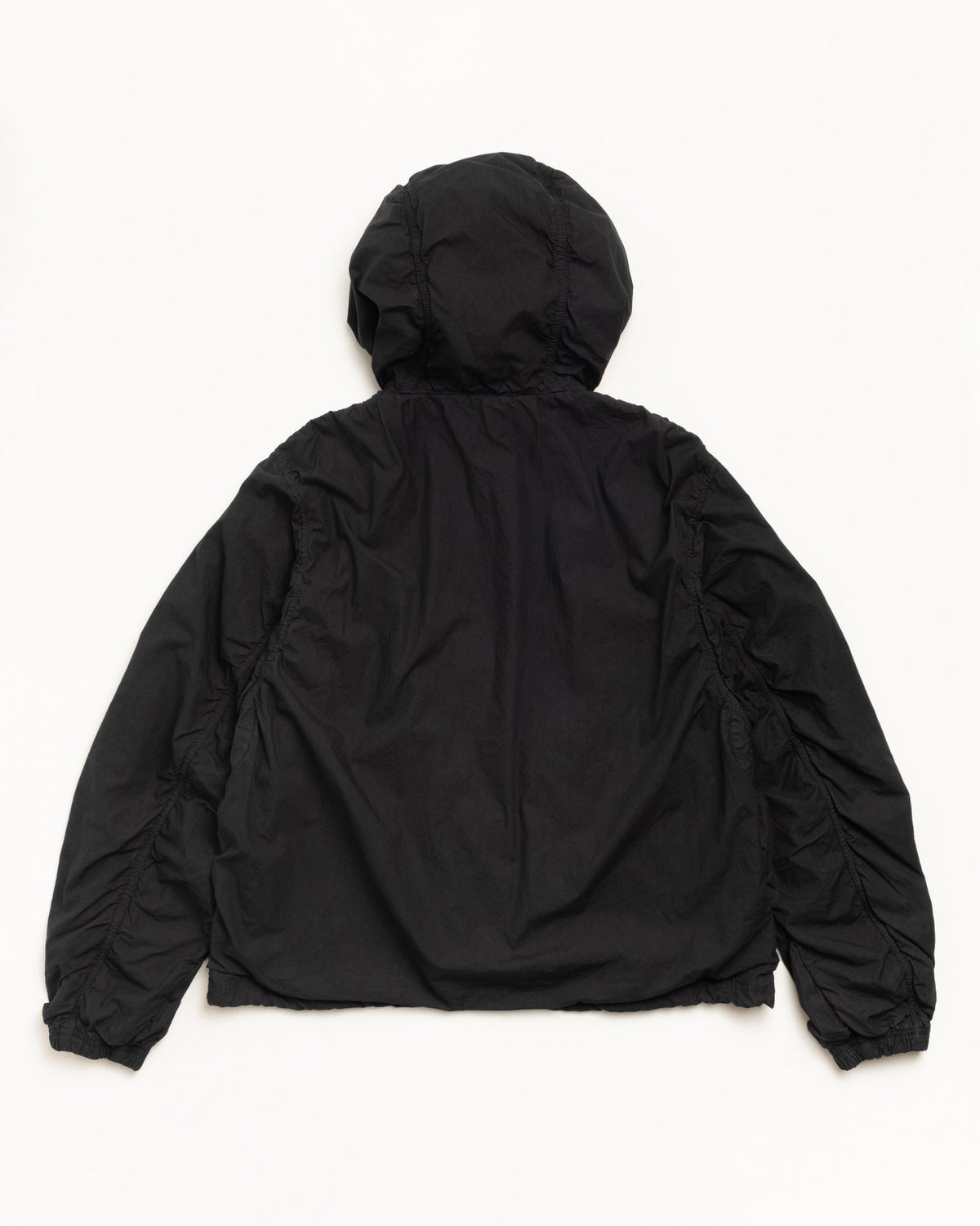 DOUBLE COTTON HOODED JACKET