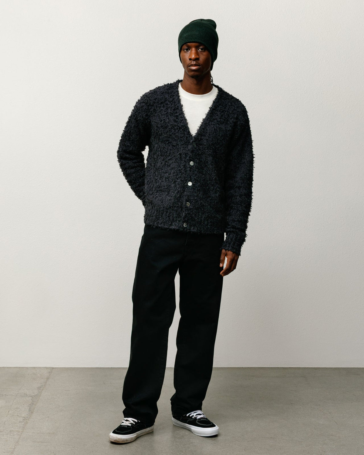 TEXTURED CARDIGAN