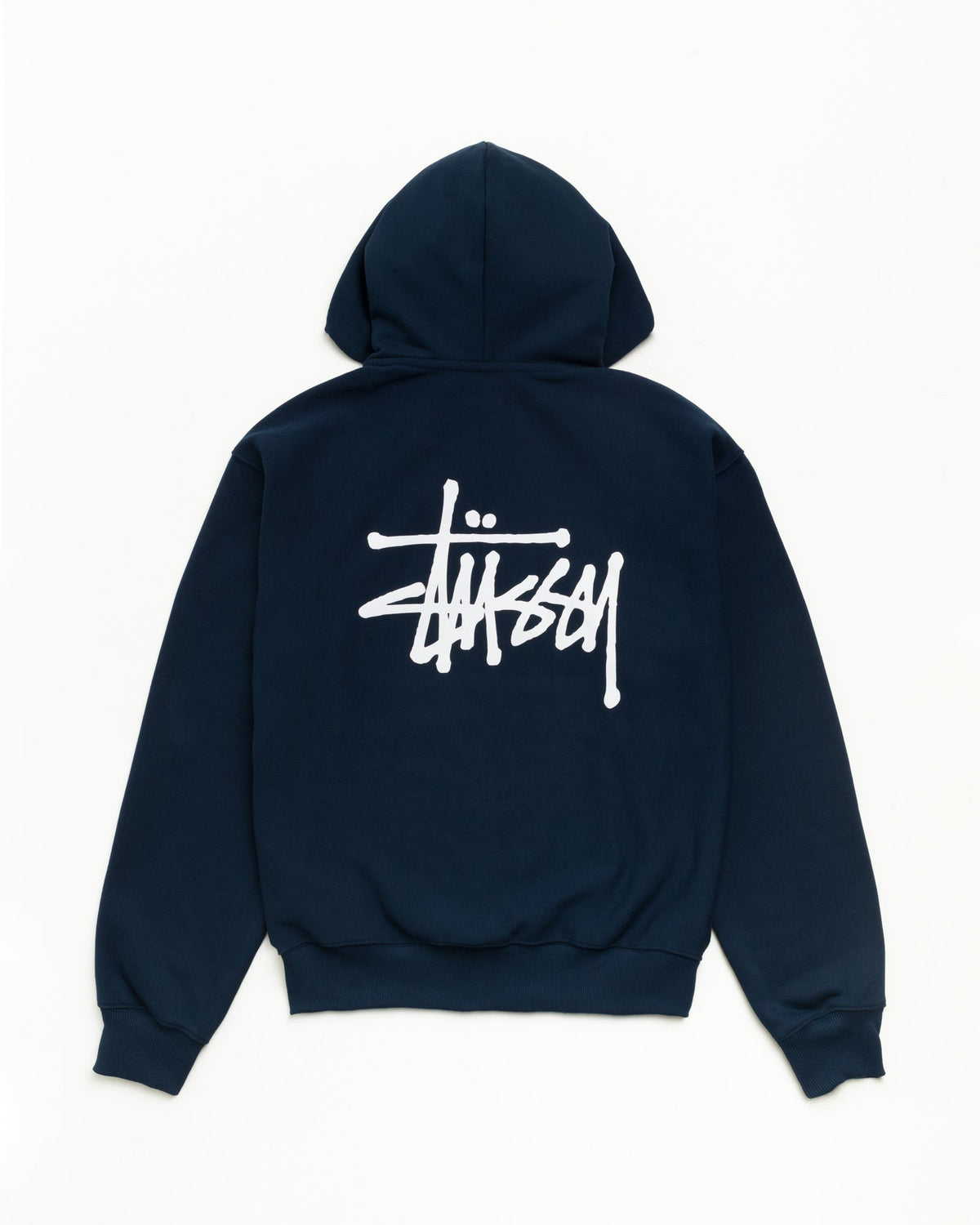 BASIC STÜSSY ZIP HOODIE