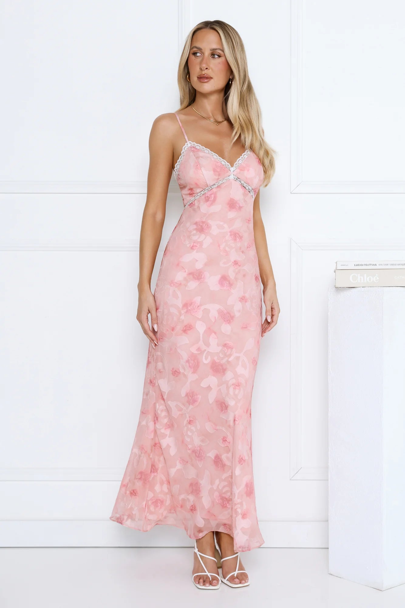 Rosewater Daydream Maxi Dress Pink